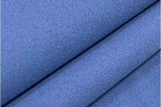 Пальтовая ткань с вискозой, джинсовый