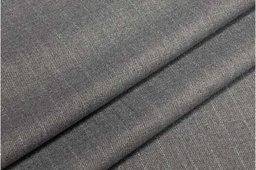 Костюмная поливискоза ALTY HILLTEKS, светло-серая в полоску люрекс 1.5 см, Турция