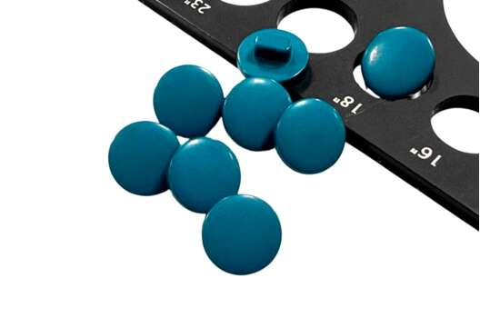 Пуговица пластик на ножке NE68, морская, 11.5 мм