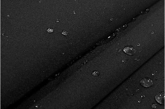 Ткань для тренча W566 с хлопком, черная (ОСТАТОК)