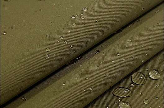 Ткань для тренча W566 с хлопком, оливка