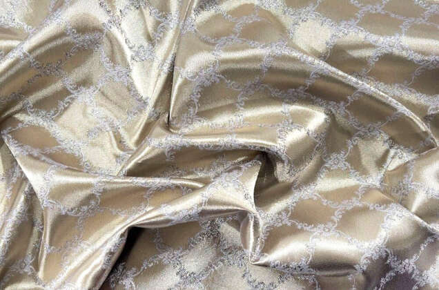 Интерьерный Жаккард Andris, серебро, 135 см 2