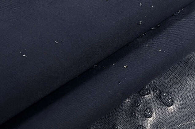 Курточная ткань с мембраной Tops, глубокий синий (56106) 1
