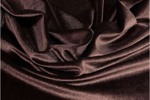 Бархат стрейч, каштан