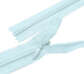 Молния потайная, 60 см цвет: голубой