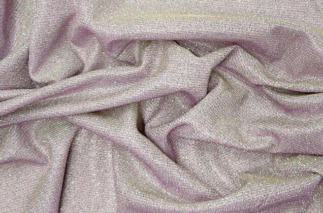 Трикотаж с глиттером MIRACLE, пудра 2