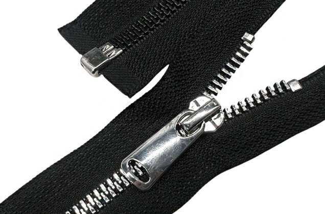 Молния пластик трактор FURNI Corn, 70 см, тип 5, разъемная, черная/никель