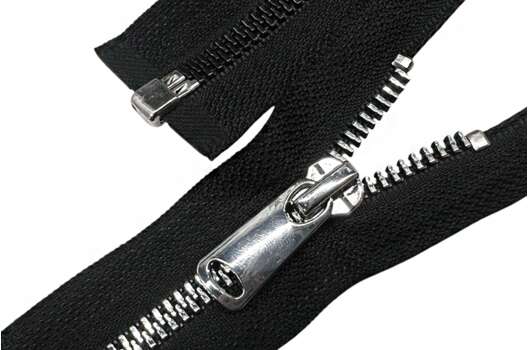 Молния пластик трактор FURNI Corn, 70 см, тип 5, разъемная, черная/никель