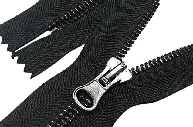 Молния металлическая FURNI COX VT10 S, 18 см, тип 5, неразъемная, черная/черный никель