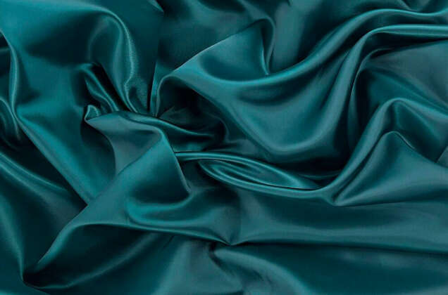 Подкладочная ткань с вискозой (6010M / Green), морская волна 1