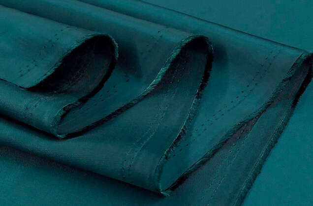 Подкладочная ткань с вискозой (6010M / Green), морская волна 3