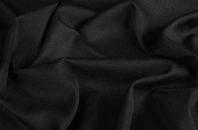 Дублерин точечный трикотажный, черный, 70 гр/м2