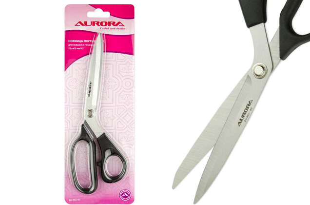 Ножницы раскройные AURORA, для левшей и правшей, 23 см 1