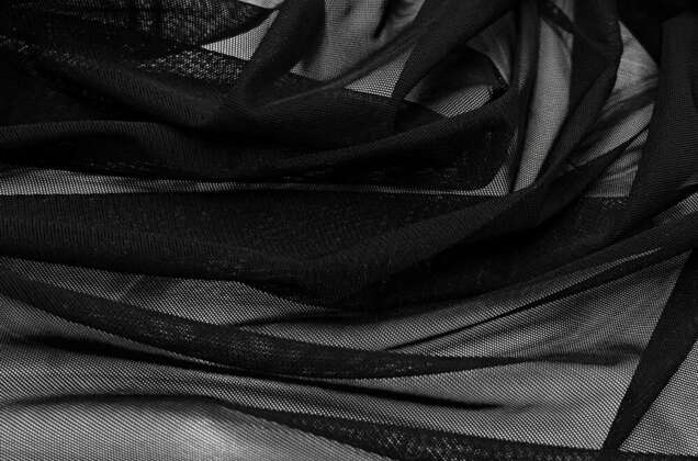 Сетка стрейч, черная, 80 гр/м2 2