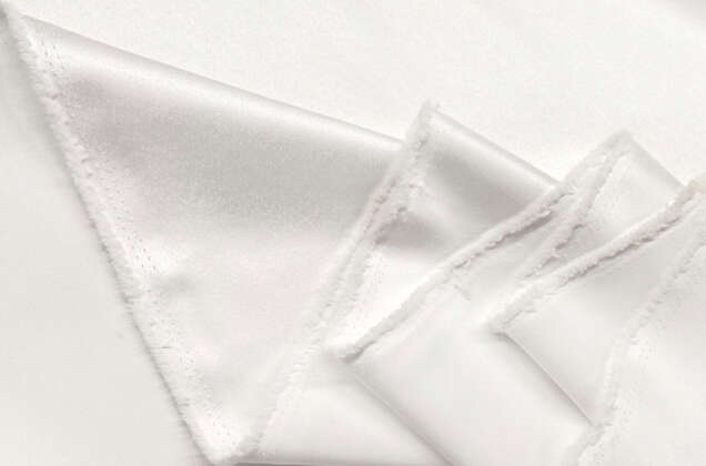 Свадебный сатин (корсетный атлас), молоко, Тайвань 4