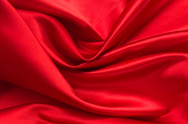 Свадебный сатин (корсетный атлас), красный, Тайвань 2