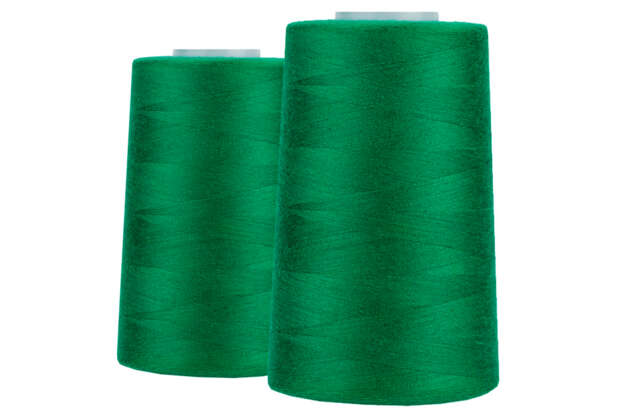 Нитки бытовые MAXag basic, 50/2, 5000 ярдов, зеленые (431)