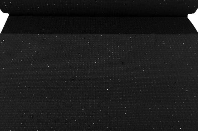 Костюмный Твид в стиле Шанель, черный с пайетками, Турция 5