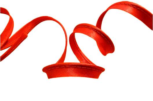 Кант атласный, 11 мм, красный (148)