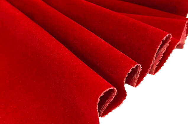 Бархат сувенирный, красный