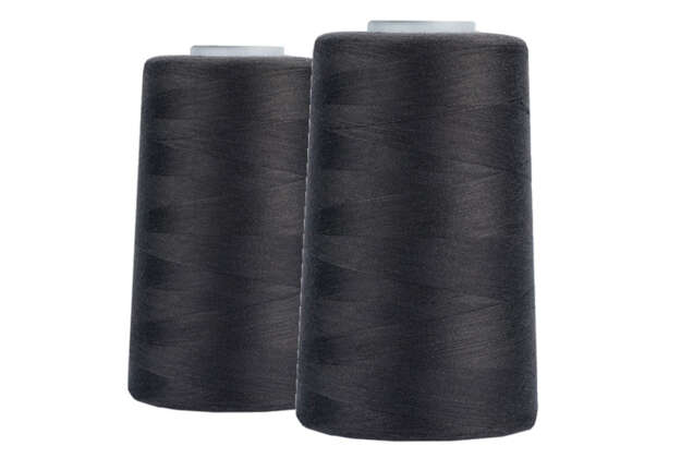 Нитки бытовые MAXag basic, 50/2, 5000 ярдов, темно-серые (243)