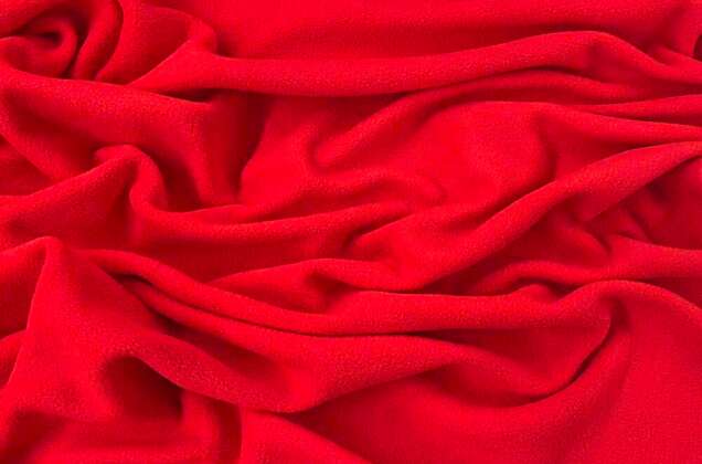 Флис двусторонний, красный (F171) 3
