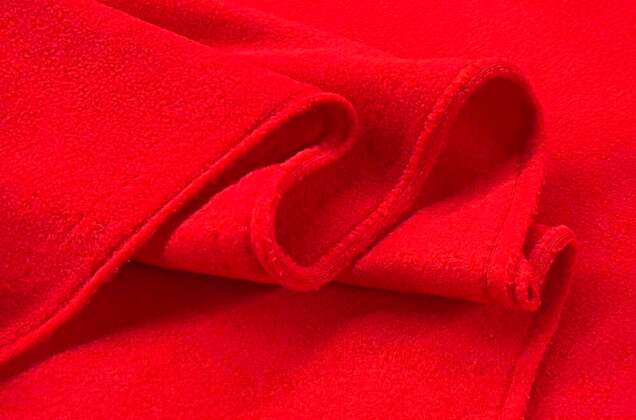 Флис двусторонний, красный (F171) 4