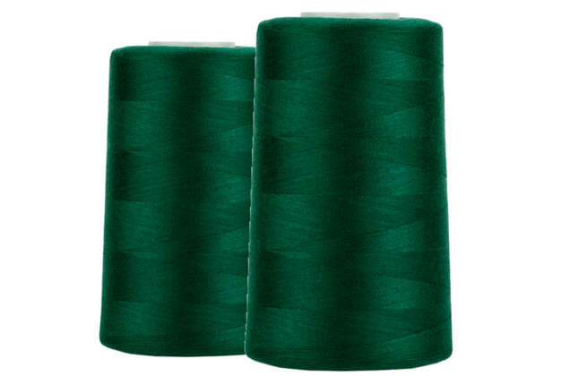 Нитки бытовые MAXag basic, 50/2, 5000 ярдов, темно-зеленые (437)