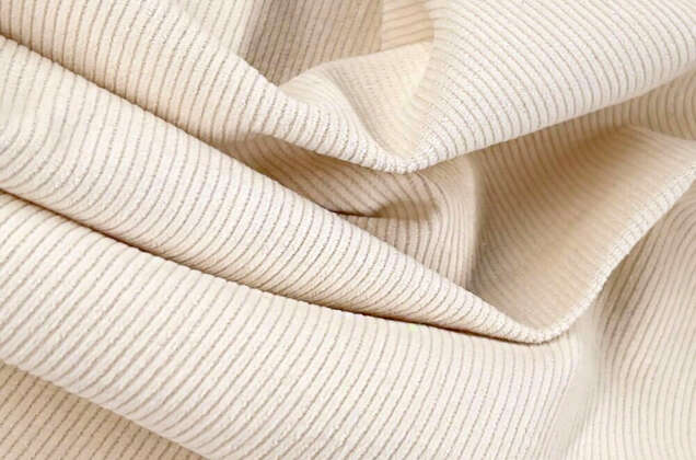 Вельвет 100% хлопок, молоко, 140 см