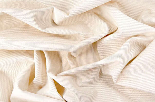 Вельвет 100% хлопок, молоко, 140 см 1