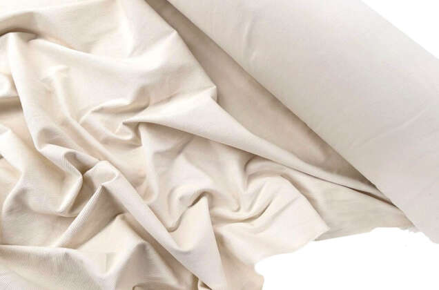 Вельвет 100% хлопок, молоко, 140 см 4