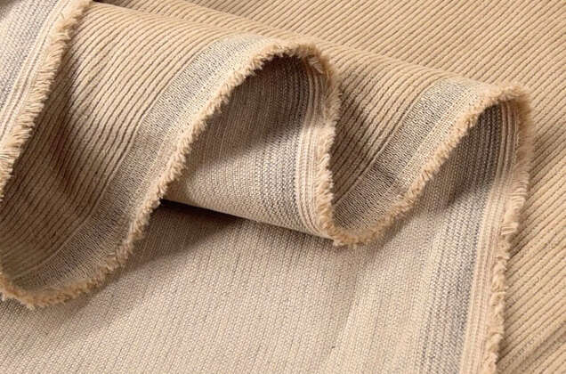 Вельвет 100% хлопок, светло-бежевый, 140 см 3