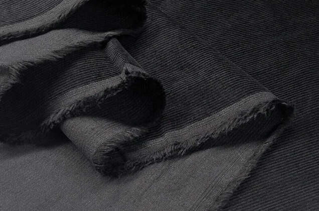 Вельвет 100% хлопок, черный, 140 см 3