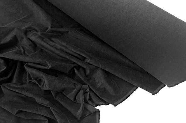Вельвет 100% хлопок, черный, 140 см 4