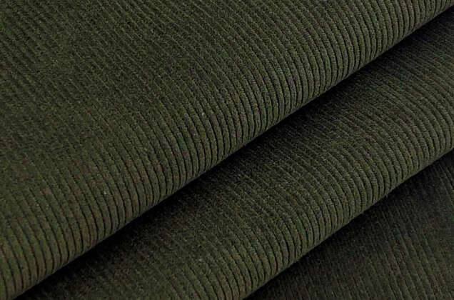 Вельвет 100% хлопок, темно-зеленый, 140 см 2