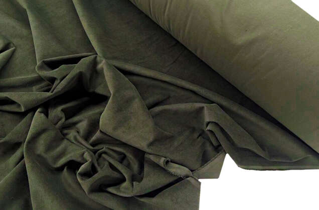 Вельвет 100% хлопок, темно-зеленый, 140 см 4
