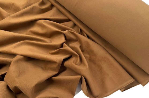 Вельвет 100% хлопок, рыжий, 140 см 3