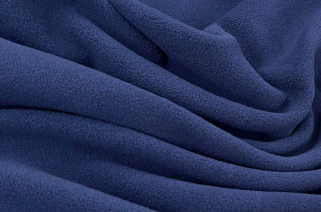 Флис двусторонний, темно-синий (F330) 2