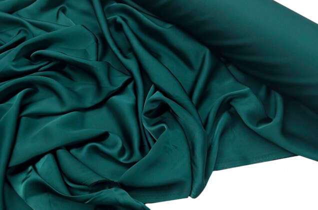 Двойной Армани Шелк, темно-зеленый 2