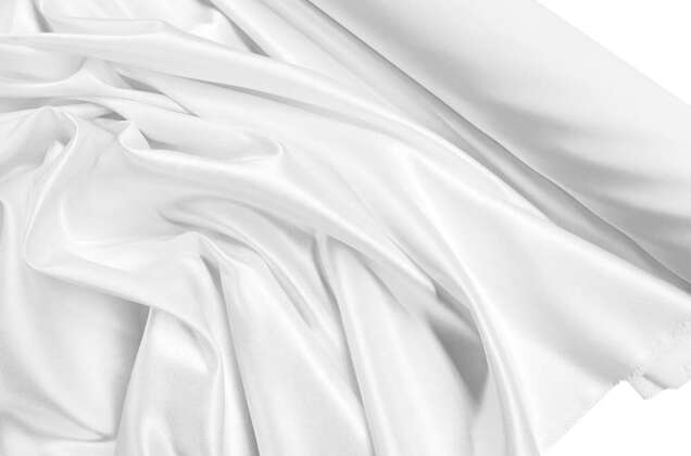 Свадебный сатин (корсетный атлас), белый, Тайвань 3