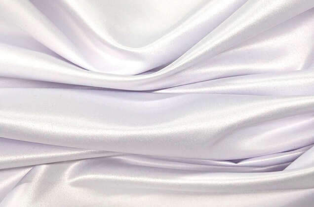 Свадебный сатин (прокатный атлас), белый, Китай 3