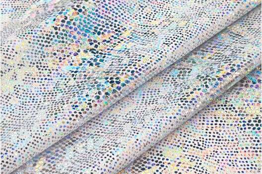 Голограмма диско на масле, белый