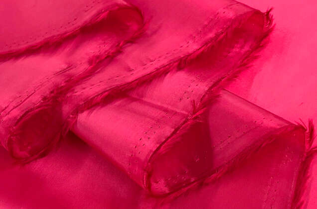 Подкладка нейлон, фуксия 2