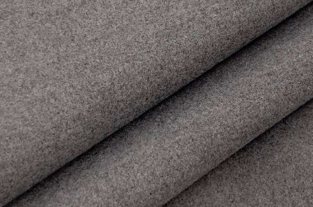 Пальтовая ткань с вискозой, меланж темно-серый 2