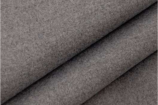 Пальтовая ткань с вискозой, меланж темно-серый