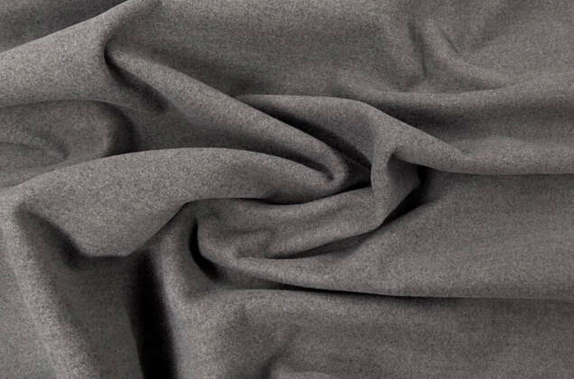 Пальтовая ткань с вискозой, меланж темно-серый 3
