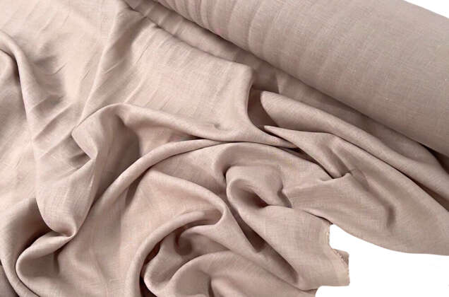 Лен блузочно-сорочечный 05С212 (14), сорт 2, бежевый