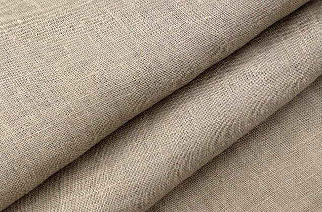 Лен костюмный c эффектом мятости 4С33 (394), натуральный 3