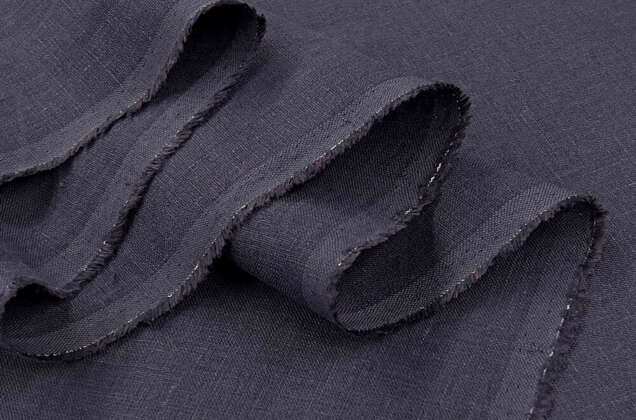 Лен костюмный c эффектом мятости 4С33 (1381), фуме 3