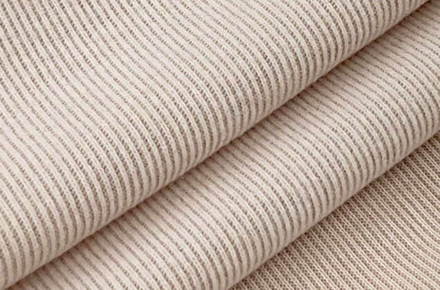 Трикотаж с вискозой ворсовый, пастельно-бежевый (308) 1